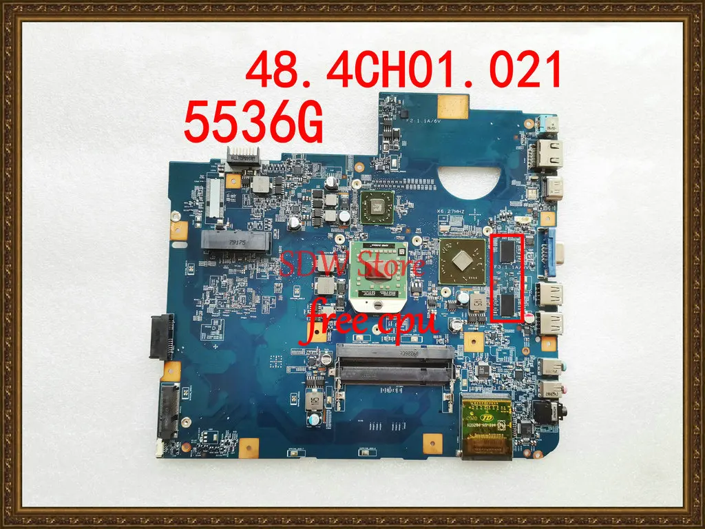 48.4CH01.021 For ACER Aspire 5536G NOTEBOOK 5236 Series 5536G-642G32MN MS2265 DDR2 08252-2 JV50-PU MB 48.4CH01.021 Motherboard
48.4CH01.021 For ACER Aspire 5536G NOTEBOOK 5236 Series 5536G-642G32MN MS2265 DDR2 08252-2 JV50-PU MB 48.4CH01.021 Motherboard
