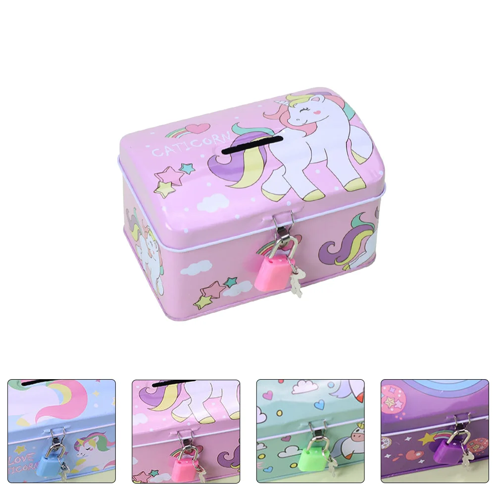 Bank Coin Piggy Money Pot Box Saving Lock Storage Jar Cartoon Girls Container Kids Animal Printing Metal Lockable Rainbow Banks
Bank Coin Piggy Money Pot Box Saving Lock Storage Jar Cartoon Girls Container Kids Animal Printing Metal Lockable Rainbow Banks