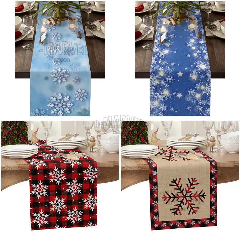 Modern Table Runner Christmas Snowflakes Red Background Anti-stain Wedding Decor for Home Dining Table Clothes Decorations
Modern Table Runner Christmas Snowflakes Red Background Anti-stain Wedding Decor for Home Dining Table Clothes Decorations