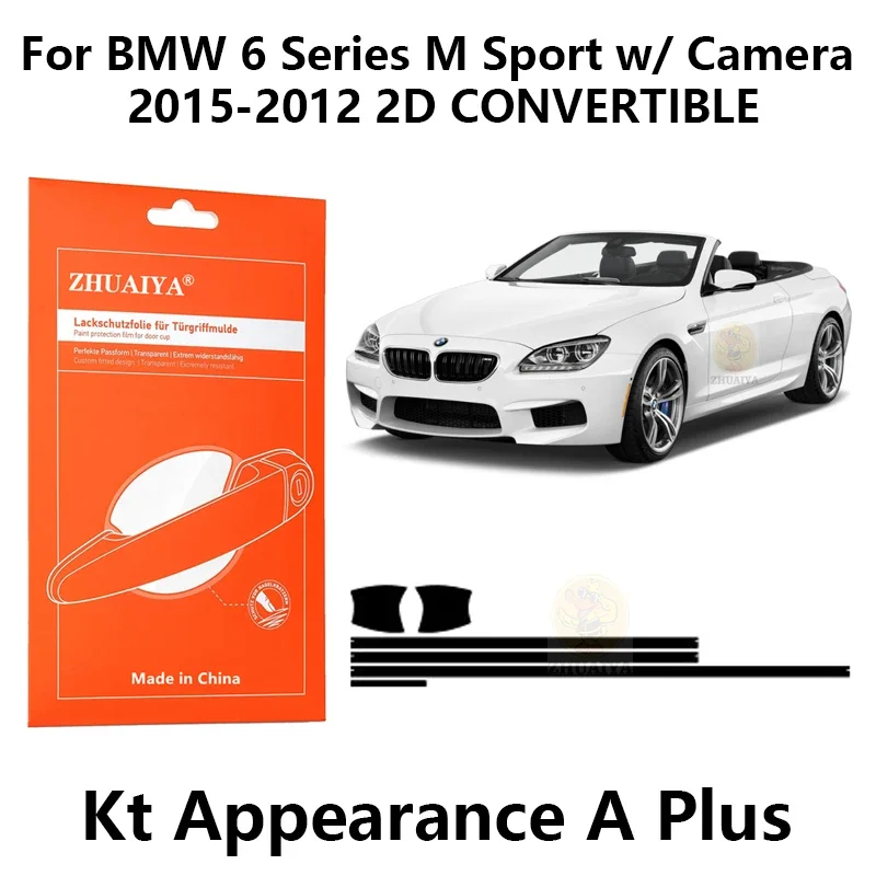 Защитная пленка на края дверной ручки, защитная пленка ТПУ PPF для BMW 6 серии M Sport w/ Camera2015-2012 2D CONVERTIBLE
Защитная пленка на края дверной ручки, защитная пленка ТПУ PPF для BMW 6 серии M Sport w/ Camera2015-2012 2D CONVERTIBLE