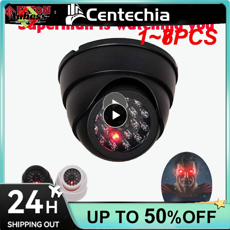 1~8PCS Wireless Black/White Dummy Camera Fake Plastic Dome CCTV Security Camera With Flashing Led Surveillance System Indoor
1~8PCS Wireless Black/White Dummy Camera Fake Plastic Dome CCTV Security Camera With Flashing Led Surveillance System Indoor