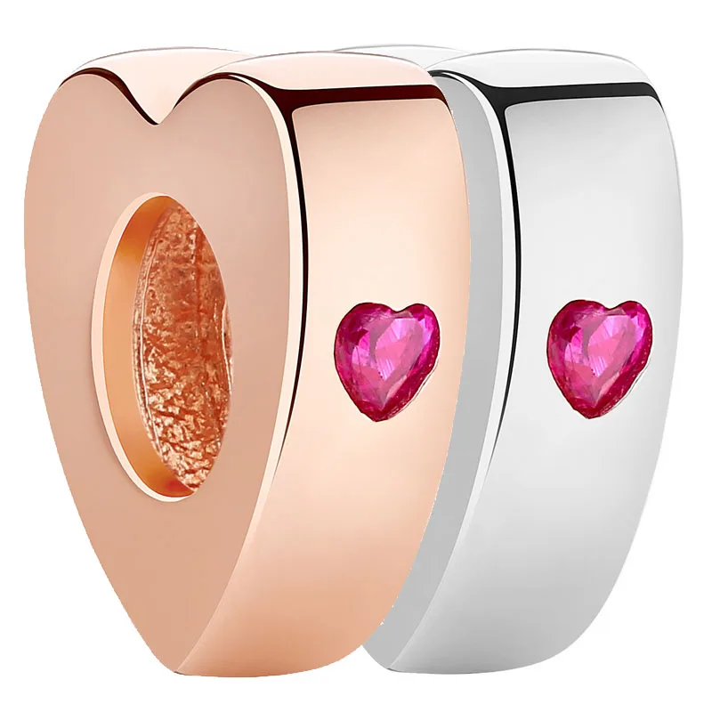 Original Rose You & Me Two Hearts With Crystal Spacer Charm Diy Jewelry Fit 925 Sterling Silver Bead Popular Bracelet Necklace
Original Rose You & Me Two Hearts With Crystal Spacer Charm Diy Jewelry Fit 925 Sterling Silver Bead Popular Bracelet Necklace