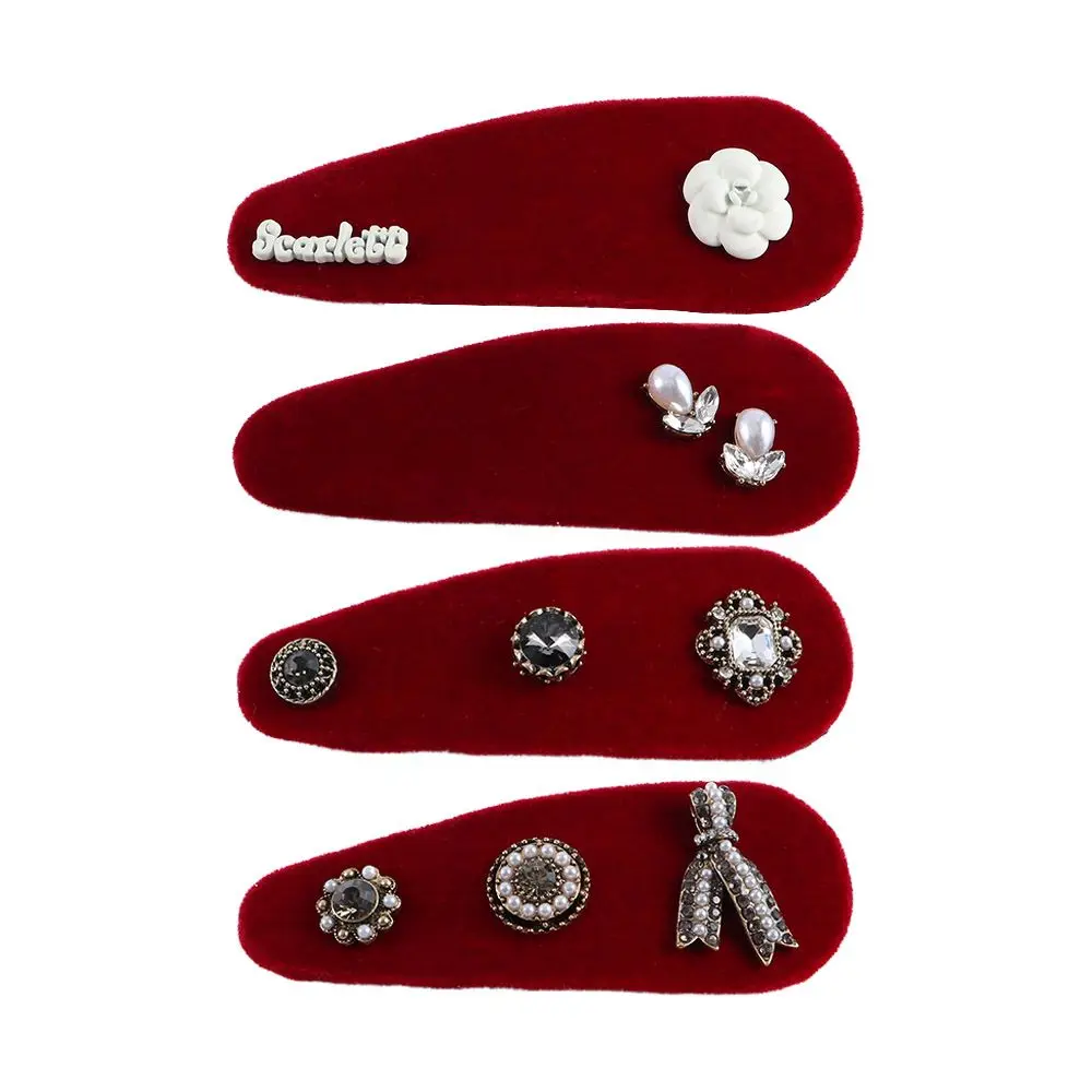 Korean Cute Red Hair Clips Crystal Letter Duckbill Clips BB Clip Short Hair Clip Side Hairpin Female Geometric Sweet Headwear
Korean Cute Red Hair Clips Crystal Letter Duckbill Clips BB Clip Short Hair Clip Side Hairpin Female Geometric Sweet Headwear