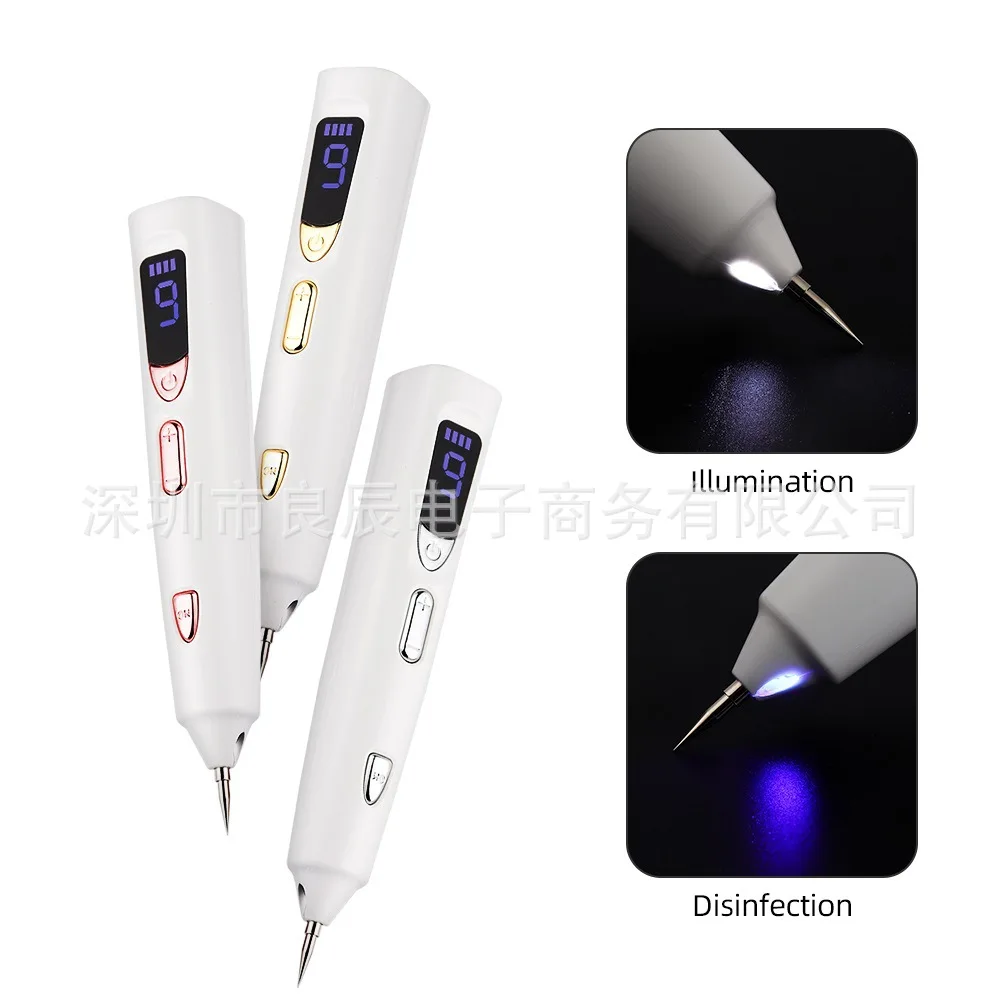 9-Speed Double-Light Led Mole Removal Pen Spot Removal Pen Beauty Salon Household White LCD Laser Mole Removal Pen
9-Speed Double-Light Led Mole Removal Pen Spot Removal Pen Beauty Salon Household White LCD Laser Mole Removal Pen