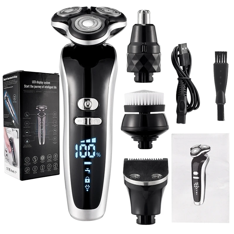 

Electric Shaver 4D For Men Electric Hair Clipper USB Rechargeable Professional Hair Trimmer Hair Cutter for Men Adult Razor