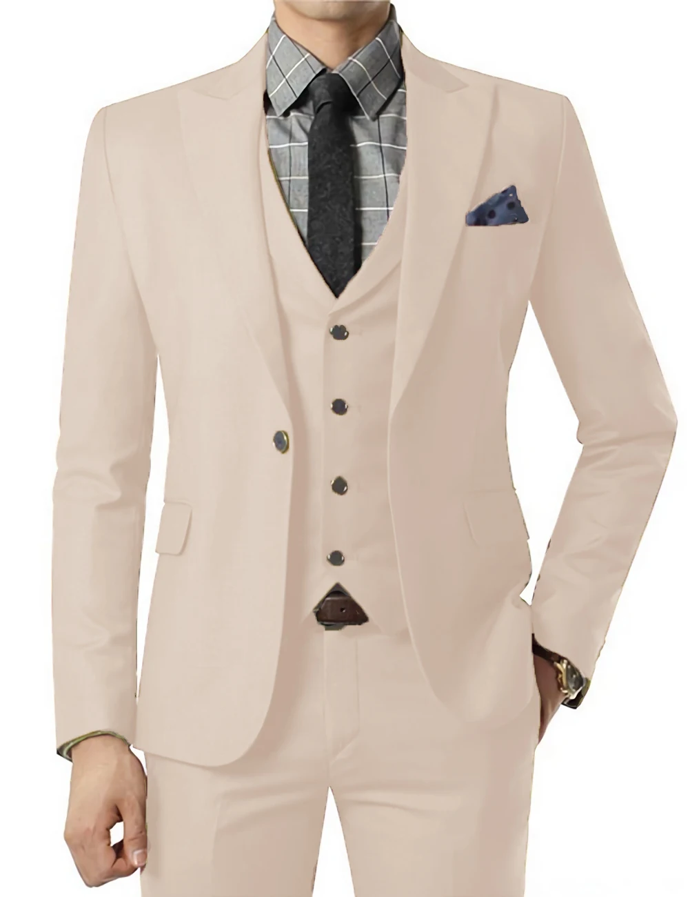 Men Suit set Wedding Pink Brand High Quality One-Button Blazer Business Male Suits Jacket Pants Vest Husband Clothes 3 piece set
Men Suit set Wedding Pink Brand High Quality One-Button Blazer Business Male Suits Jacket Pants Vest Husband Clothes 3 piece set