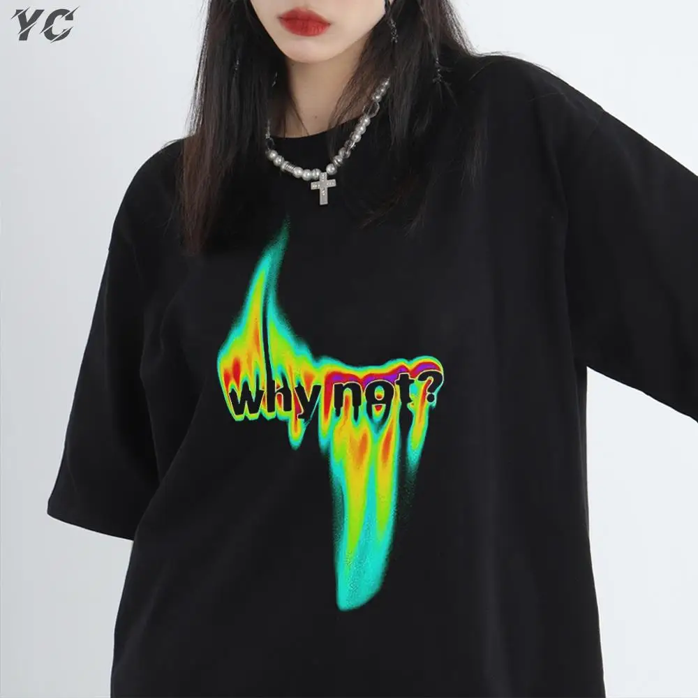 Футболка Мужская/женская оверсайз в стиле панк с надписью, рубашка в стиле хип-хоп, топ с коротким рукавом в готическом стиле, уличная одежда, Y2k, на лето
Футболка Мужская/женская оверсайз в стиле панк с надписью, рубашка в стиле хип-хоп, топ с коротким рукавом в готическом стиле, уличная одежда, Y2k, на лето