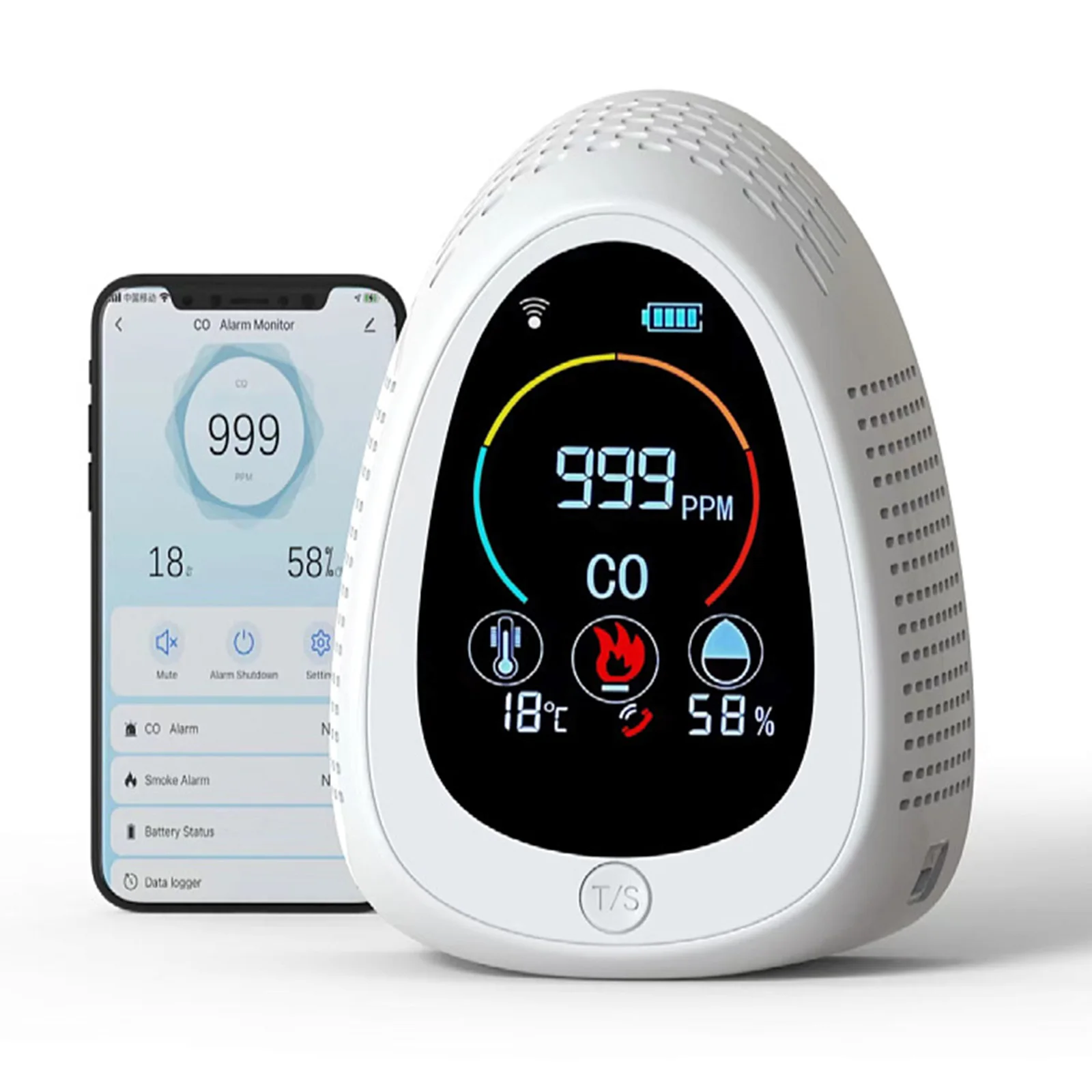 Газовый Детектор 4 в 1, многофункциональный домашний газоанализатор, детектор угарного газа, дыма, температуры и влажности
Газовый Детектор 4 в 1, многофункциональный домашний газоанализатор, детектор угарного газа, дыма, температуры и влажности