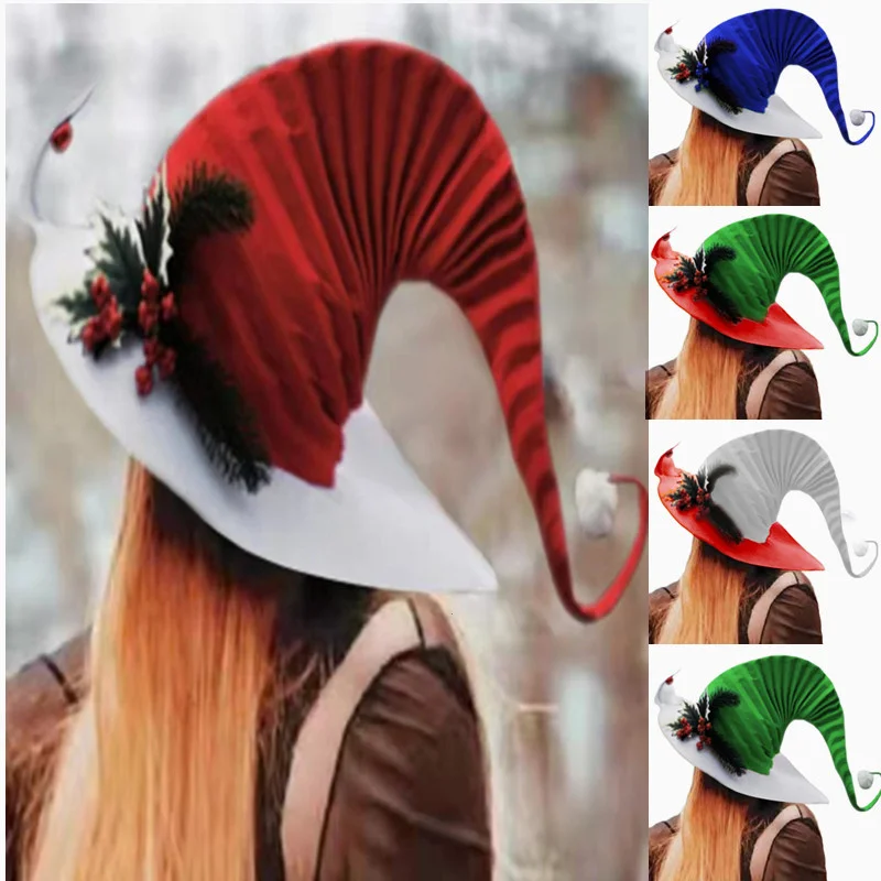 Christmas Elf Felt Hat Witch Hat Large Christmas Hat For Christmas Party Props Tree Ornament Party for Christmas Gift
Christmas Elf Felt Hat Witch Hat Large Christmas Hat For Christmas Party Props Tree Ornament Party for Christmas Gift