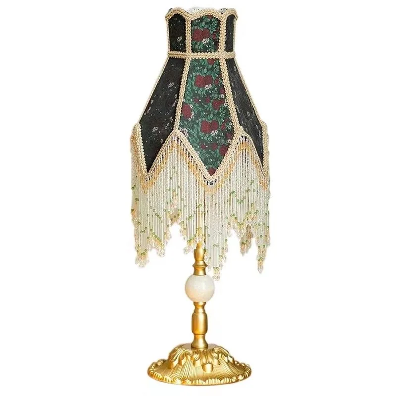 Retro European Table Lamp Living Room Bed Bedroom Beaded Tassel Bedside Luxury Lamp Home Decoration Table Lighting
Retro European Table Lamp Living Room Bed Bedroom Beaded Tassel Bedside Luxury Lamp Home Decoration Table Lighting