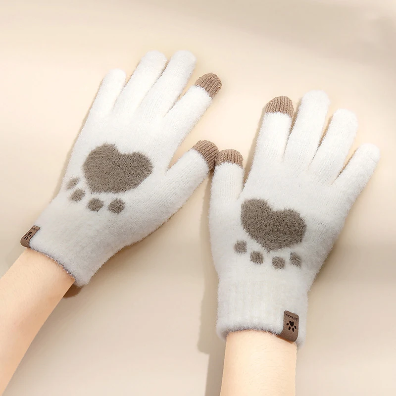 Winter Gloves For Men Women Cat Bird Printed Thermal Knitted Gloves Windproof Warm Couple Mittens Glove Soft Outdoor Cycling New
Winter Gloves For Men Women Cat Bird Printed Thermal Knitted Gloves Windproof Warm Couple Mittens Glove Soft Outdoor Cycling New