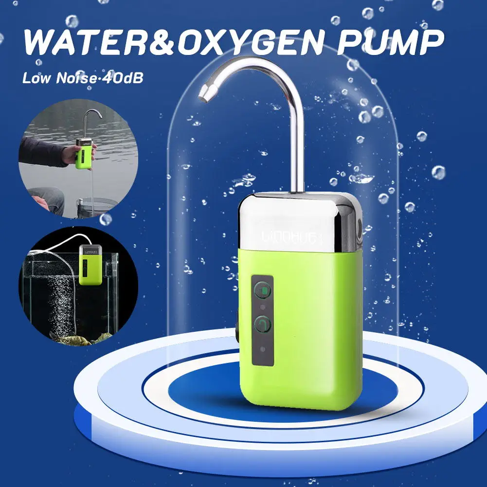 Multifunctional Smart Fishing Air Pump Outdoor Water&Oxygen Pump With Sensor LED Lighting USB Rechargeable Fish Tank Pump
Multifunctional Smart Fishing Air Pump Outdoor Water&Oxygen Pump With Sensor LED Lighting USB Rechargeable Fish Tank Pump