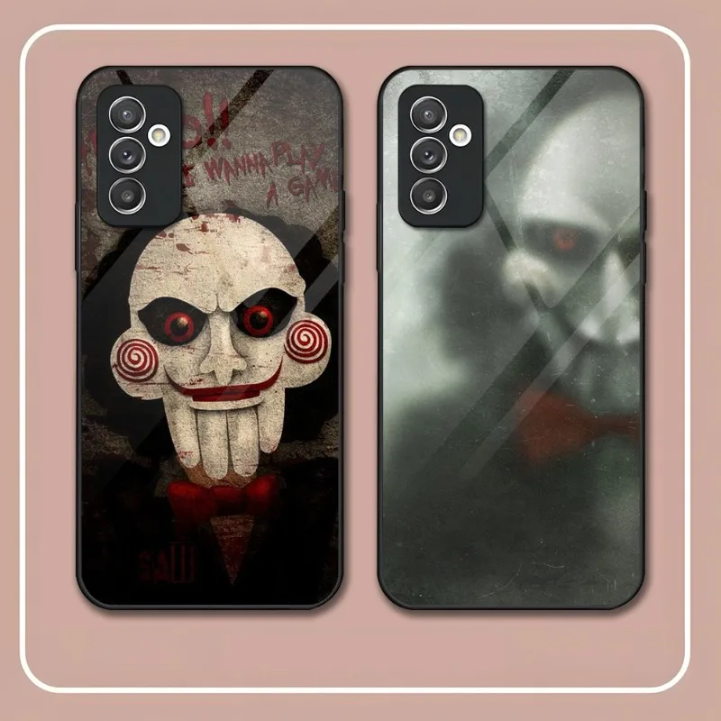 Saw Horror Moive Ghost Phone Case Tempered Glass For Samsung S22Ultra S20 S21 S30 Pro Ultra Plus S7Edge S8 S9 S10E Plus Cover
Saw Horror Moive Ghost Phone Case Tempered Glass For Samsung S22Ultra S20 S21 S30 Pro Ultra Plus S7Edge S8 S9 S10E Plus Cover