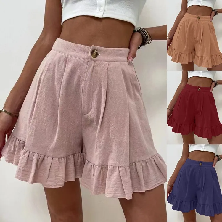 Cotton And Linen Shorts Casual Wide-leg Loose Shorts 2022 Summer New Solid Color Women's High Waist Sports Shorts Rainbow
Cotton And Linen Shorts Casual Wide-leg Loose Shorts 2022 Summer New Solid Color Women's High Waist Sports Shorts Rainbow