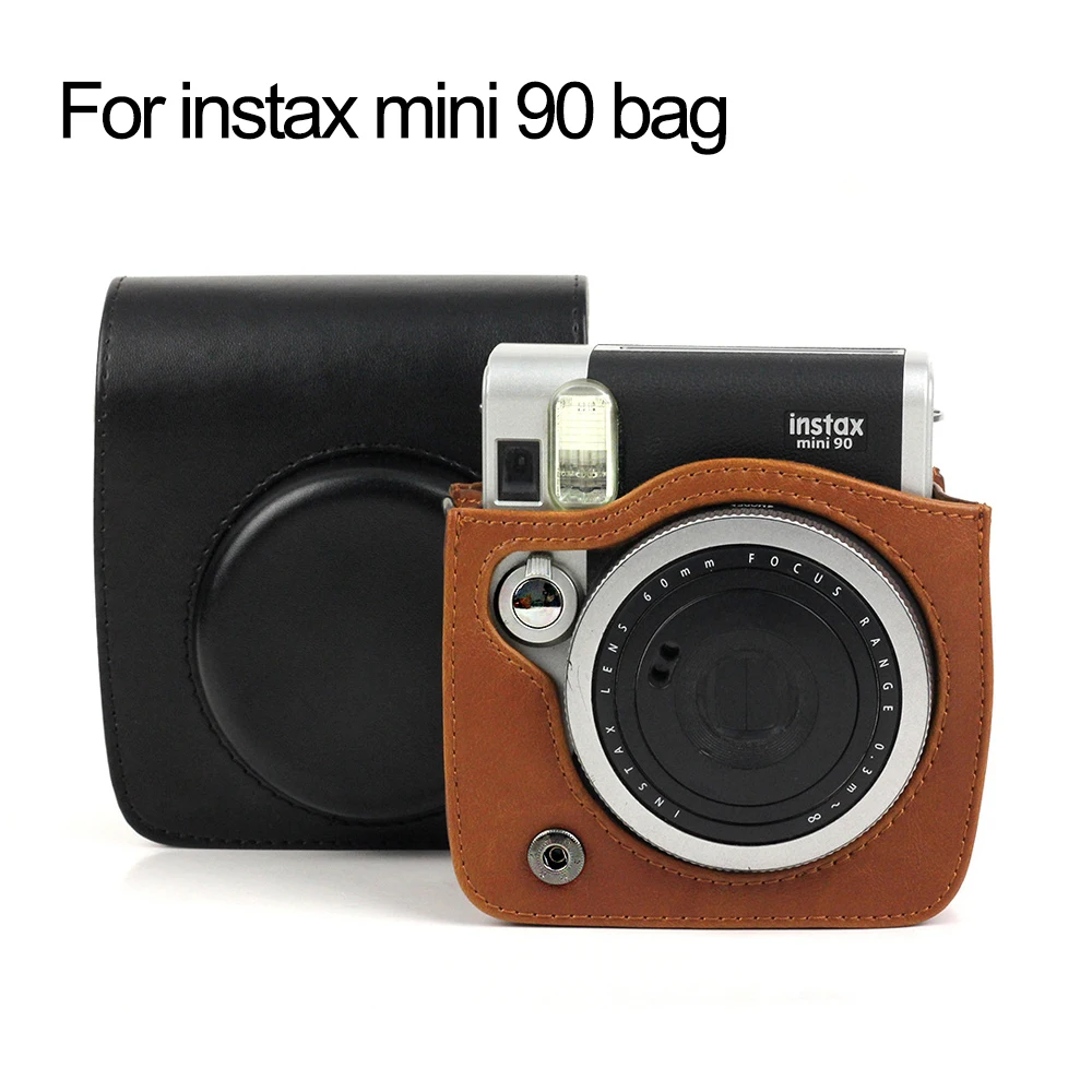 PU Leather Protection Bag Case Cover For Fujifilm Instax Mini 90 Instant Film Photo Camera with Shoulder Removable Strap
PU Leather Protection Bag Case Cover For Fujifilm Instax Mini 90 Instant Film Photo Camera with Shoulder Removable Strap
