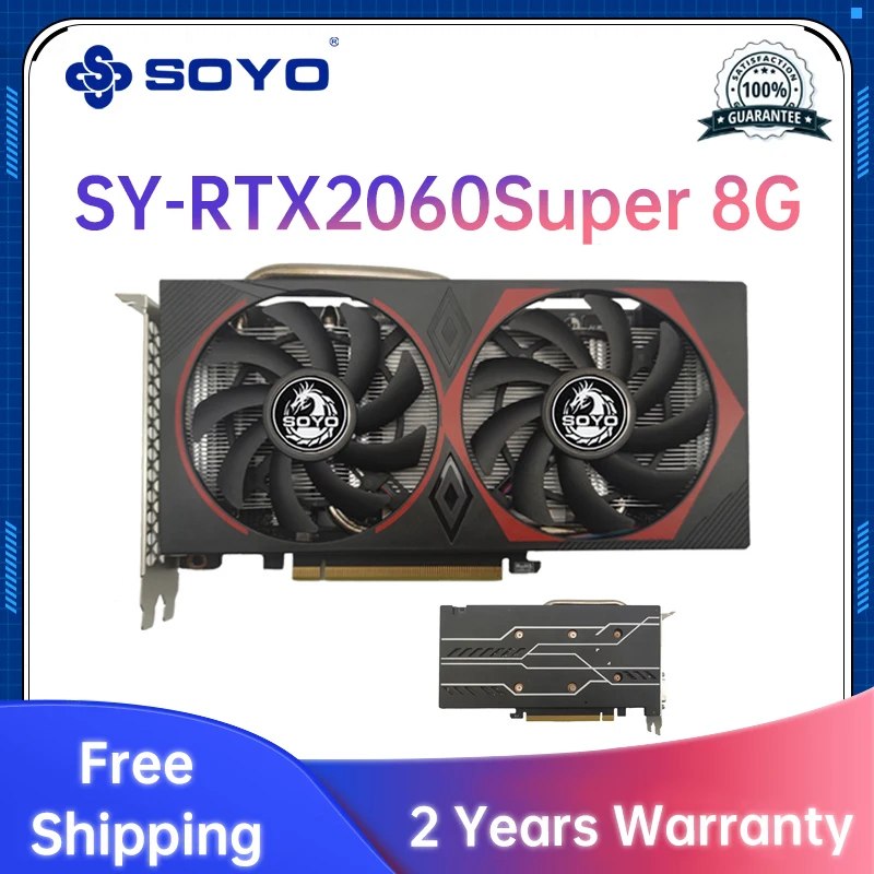 SOYO Graphics Card RTX 3060 12 GB GDDR6 NVIDIA GPU 192 bits PCI Express X16 4.0 Brand New Video Card For Desktop Computer Games
SOYO Graphics Card RTX 3060 12 GB GDDR6 NVIDIA GPU 192 bits PCI Express X16 4.0 Brand New Video Card For Desktop Computer Games