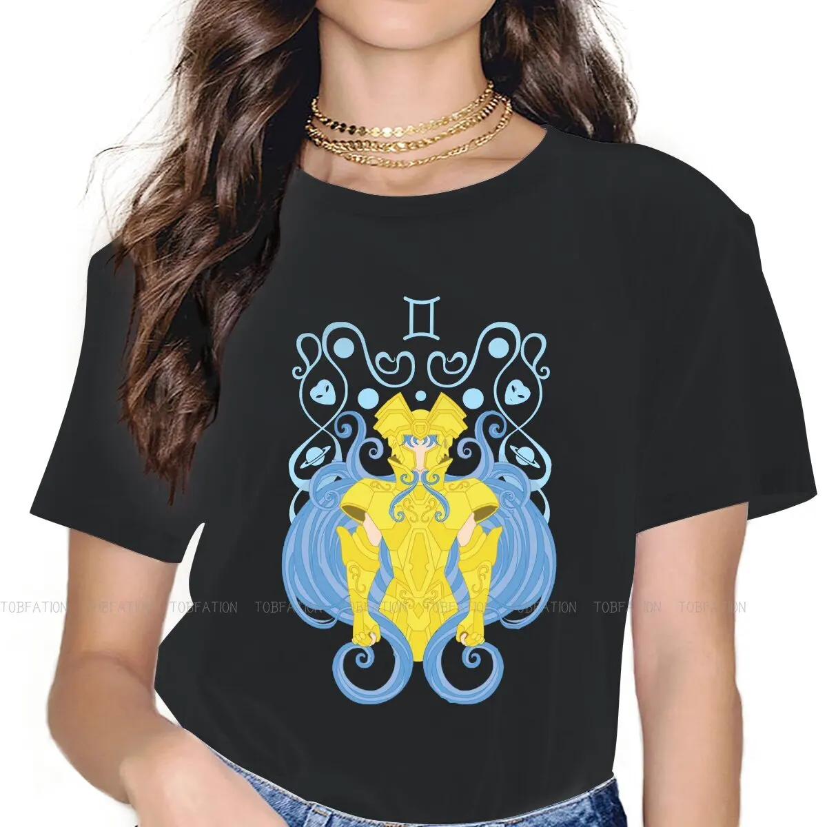 Saint Seiya Golden Twelve Constellations TShirt for Woman Girl Gemini Saga Premium Basic Tee T Shirt High Quality New Design
Saint Seiya Golden Twelve Constellations TShirt for Woman Girl Gemini Saga Premium Basic Tee T Shirt High Quality New Design