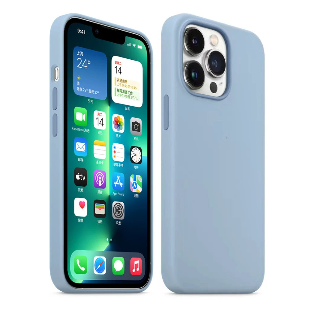 Original for iPhone 13 Pro Max MagSafe Silicone Case Shock-proof Silicone Phone Case for IPhone13 Oir Protective Cover
Original for iPhone 13 Pro Max MagSafe Silicone Case Shock-proof Silicone Phone Case for IPhone13 Oir Protective Cover