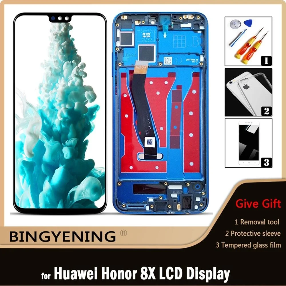 Оригинальный ЖК-дисплей для Huawei Honor 8X, сенсорный экран с дигитайзером в сборе для 6,5 ''Honor 9X Lite/View 10 Lite, сменный экран с рамкой
Оригинальный ЖК-дисплей для Huawei Honor 8X, сенсорный экран с дигитайзером в сборе для 6,5 ''Honor 9X Lite/View 10 Lite, сменный экран с рамкой