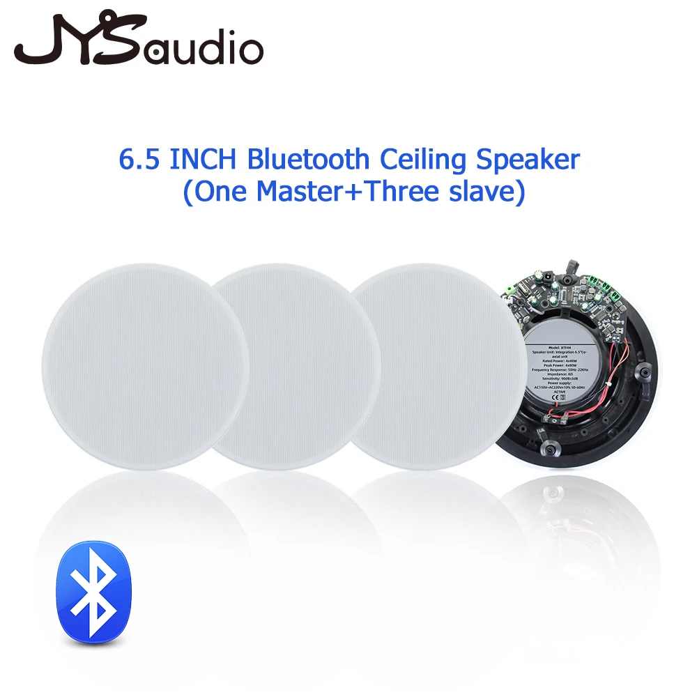 Bluetooth Ceiling Speaker 6.5inch Powerful 40W Class D amplifier Stereo Loudspeaker Home Theater Background Music System for Inn
Bluetooth Ceiling Speaker 6.5inch Powerful 40W Class D amplifier Stereo Loudspeaker Home Theater Background Music System for Inn