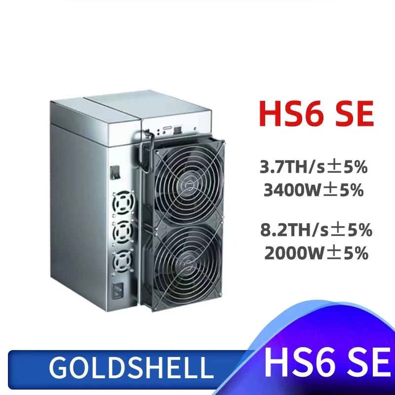 Goldshell HS6-SE SC8.2T HNS 3,7 T hs6se Двухрежимная майнинговая машина 
Goldshell HS6-SE SC8.2T HNS 3,7 T hs6se Двухрежимная майнинговая машина