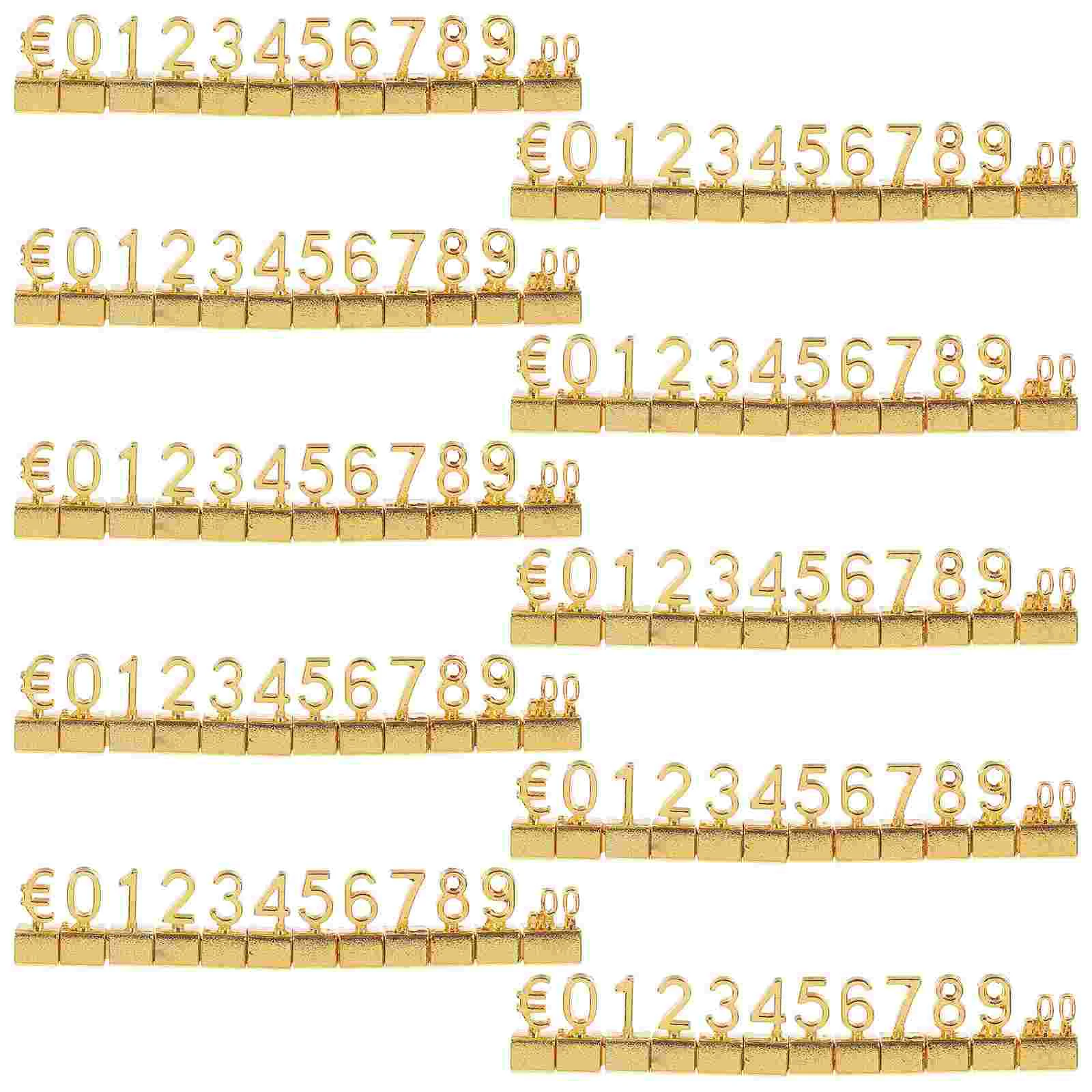 10pcs Price Display Cubes Blocks Numbers Replacement Metal Price Tags for Shop 
10pcs Price Display Cubes Blocks Numbers Replacement Metal Price Tags for Shop