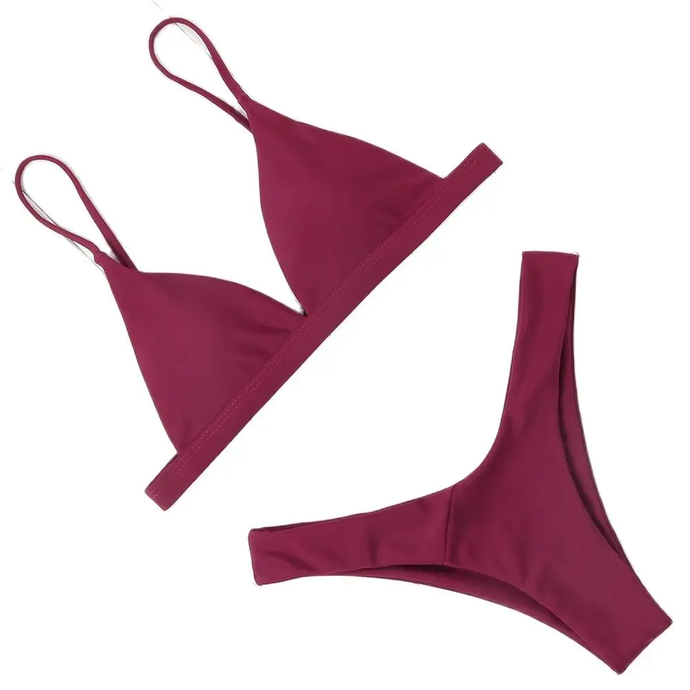 Mini Bikini Set Micro Swimsuit Women Push Up Bikini Sexy Swimwear Halter Bandage Bathing Suit Solid Mayo Brazilian Biquini
Mini Bikini Set Micro Swimsuit Women Push Up Bikini Sexy Swimwear Halter Bandage Bathing Suit Solid Mayo Brazilian Biquini