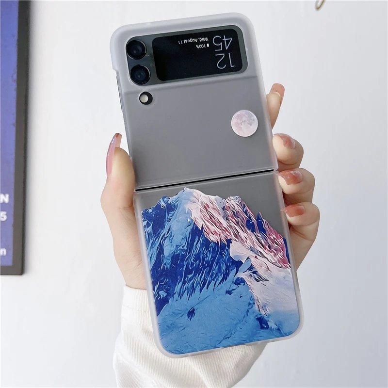 Ultra Thin translucent Capa For Samsung Galaxy Z Flip 4 Case Landscape pattern Hard Plastic Funda For Galaxy Z Flip4 5G
Ultra Thin translucent Capa For Samsung Galaxy Z Flip 4 Case Landscape pattern Hard Plastic Funda For Galaxy Z Flip4 5G