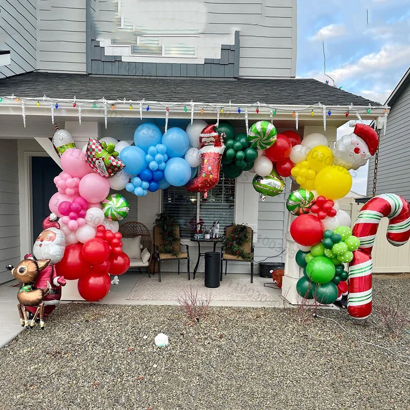 160pcs Multi-Colored Latex Balloons Arch Garland Kit For Merry Christmas Happy New Year Santa Claus Foil Balls Globos Supplies
160pcs Multi-Colored Latex Balloons Arch Garland Kit For Merry Christmas Happy New Year Santa Claus Foil Balls Globos Supplies