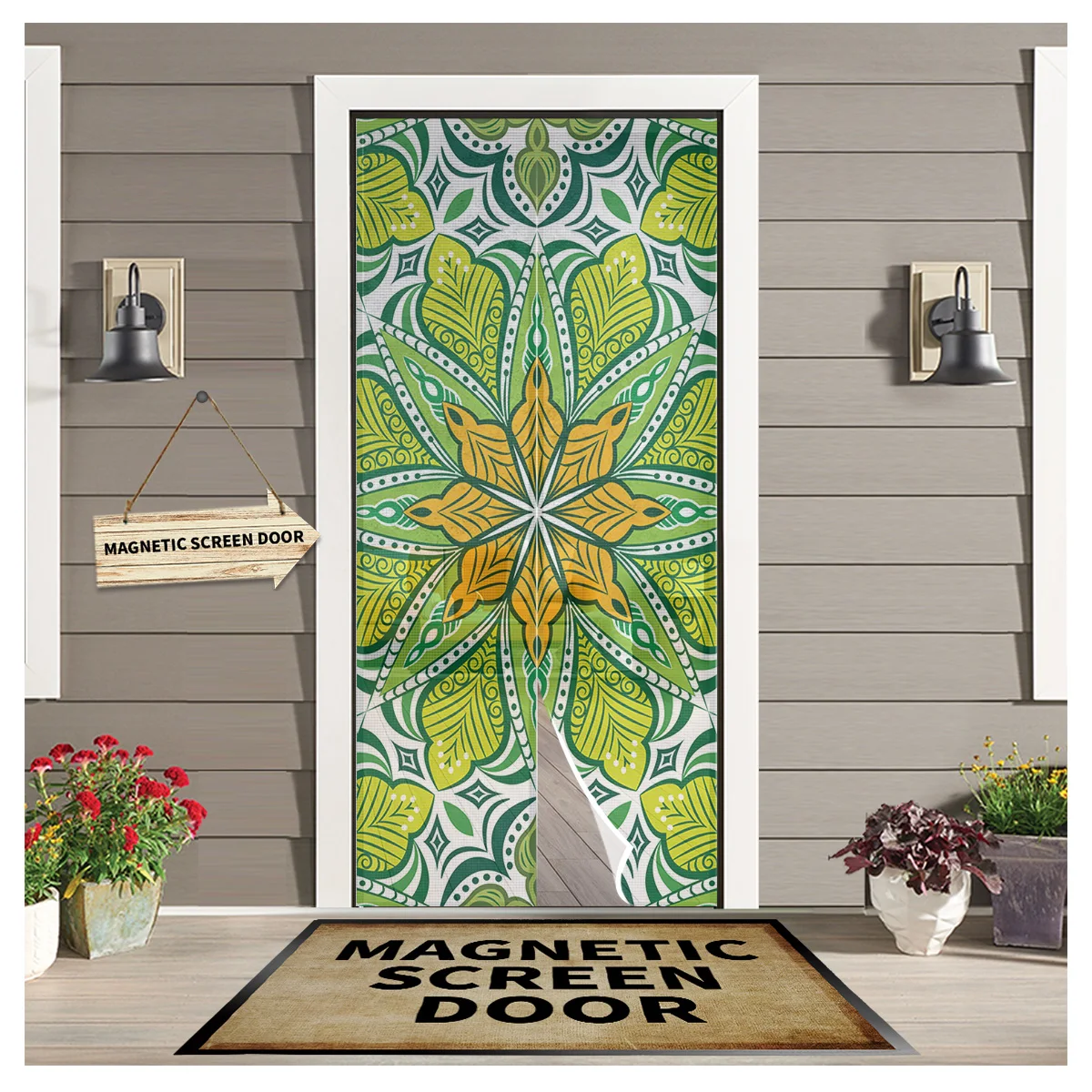 Green Geometric Pattern Magnetic Mosquito Screen Door Curtain Anti Insect Door Mesh Automatic Closing Kitchen Curtain Panels 
Green Geometric Pattern Magnetic Mosquito Screen Door Curtain Anti Insect Door Mesh Automatic Closing Kitchen Curtain Panels
