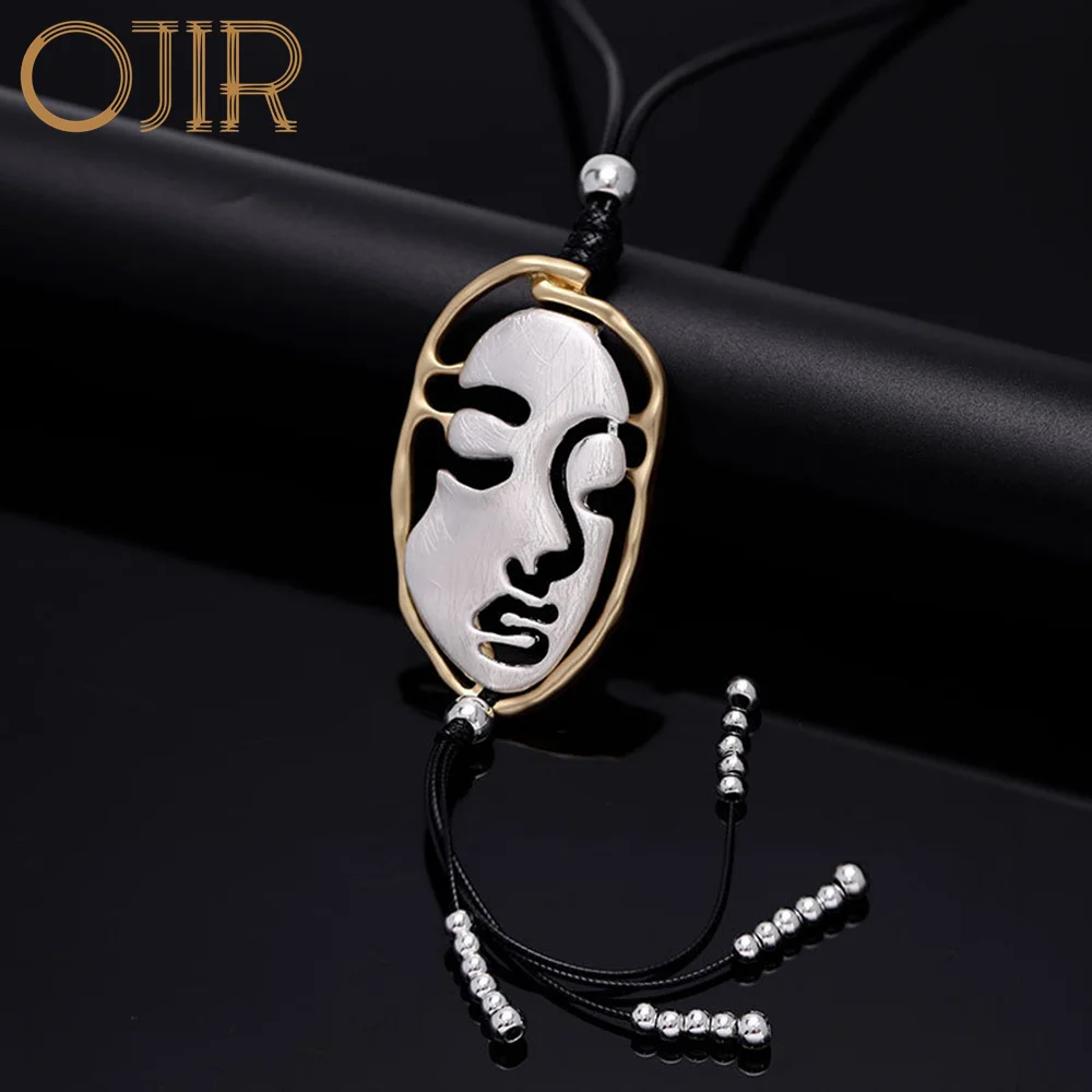 Vintage Face Shape Mask Pendant New in Long Collares Chains Necklace for Women Korean Fashion Jewelry Trending Product Wholesale
Vintage Face Shape Mask Pendant New in Long Collares Chains Necklace for Women Korean Fashion Jewelry Trending Product Wholesale
