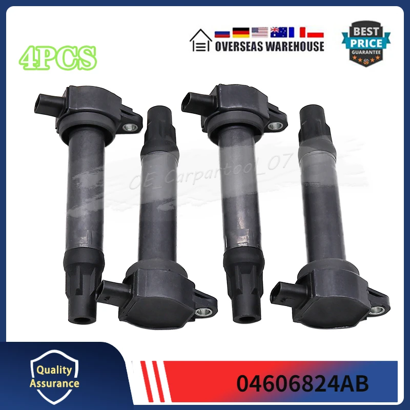 04606824AB Fits For Chrysler 200 Sebring Dodge Avenger Caliber Journey Jeep Compass Patriot 4Pcs Ignition Coil 04606824AC
04606824AB Fits For Chrysler 200 Sebring Dodge Avenger Caliber Journey Jeep Compass Patriot 4Pcs Ignition Coil 04606824AC