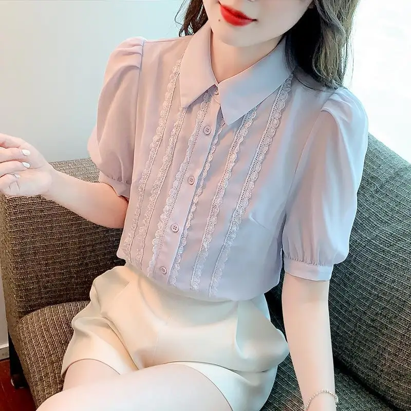 Summer short -sleeved chiffon shirt women's summer blouse 2022 new trendy fashion foreign shirt bottom casual top shirt blouse
Summer short -sleeved chiffon shirt women's summer blouse 2022 new trendy fashion foreign shirt bottom casual top shirt blouse