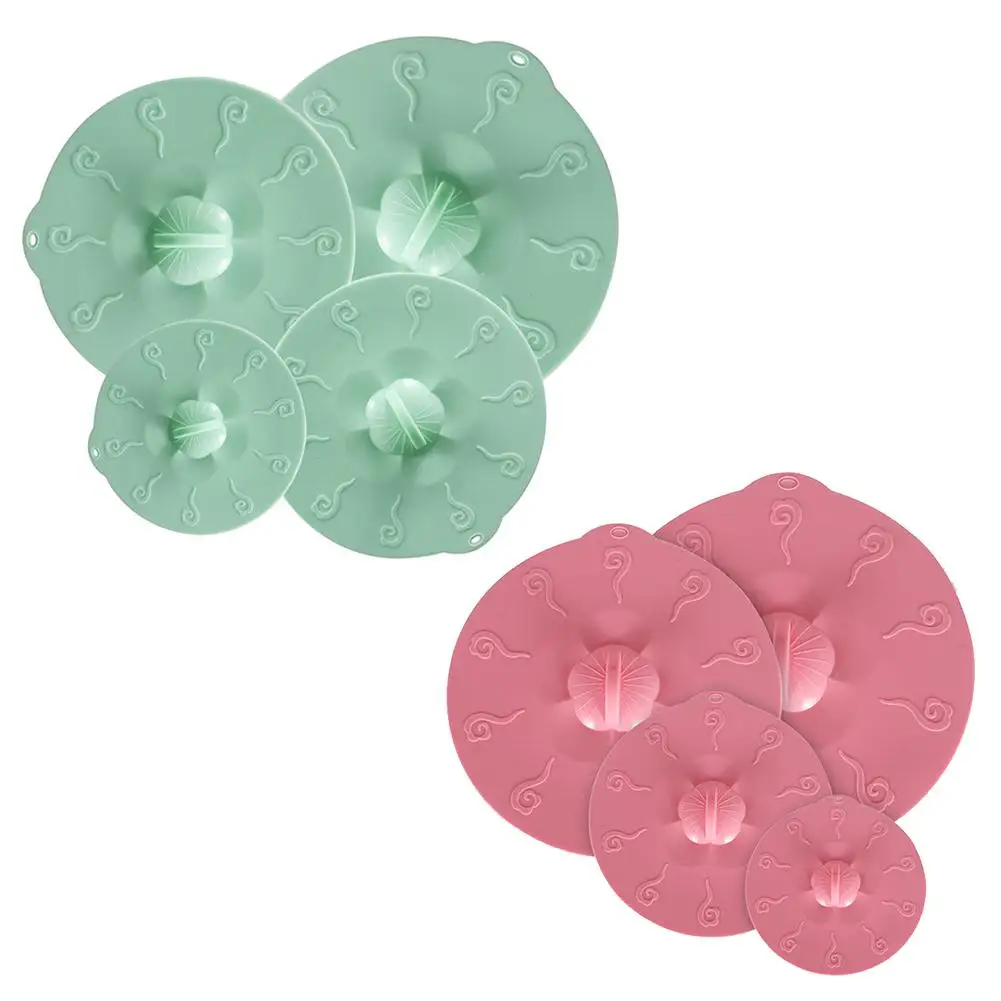 4pcs Silicone Lids For Food Storage Silicone Bowl Covers Suction Lids For Cups Bowls Pots Pans Oven Fridge Kitchen Accessories
4pcs Silicone Lids For Food Storage Silicone Bowl Covers Suction Lids For Cups Bowls Pots Pans Oven Fridge Kitchen Accessories