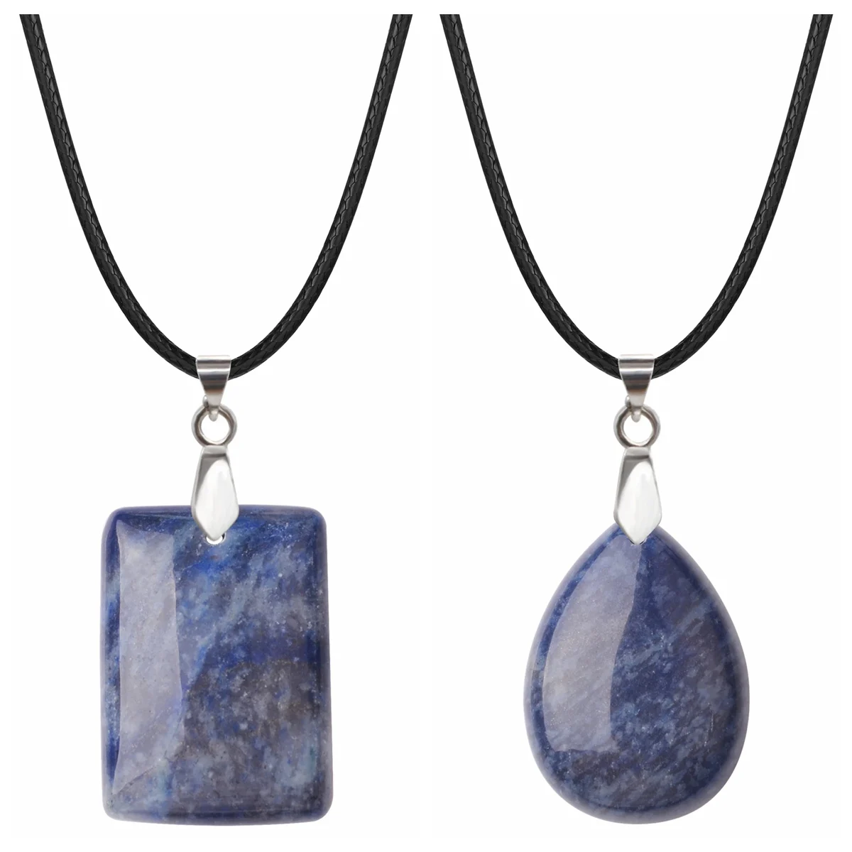 Blue Aventurine Healing Couple Necklace for Men Women Chakra Lucky Quartz Crystal Protection Rectanle & Teardrop Pendants
Blue Aventurine Healing Couple Necklace for Men Women Chakra Lucky Quartz Crystal Protection Rectanle & Teardrop Pendants
