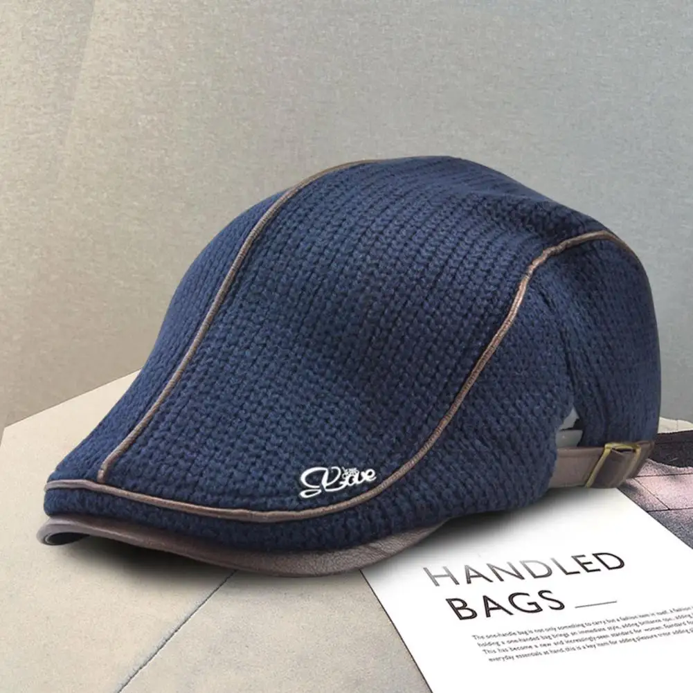 Берет, шапка с регулируемой пряжкой, вязаная шапка, зимняя плоская вязаная шапка для мужчин среднего возраста
Берет, шапка с регулируемой пряжкой, вязаная шапка, зимняя плоская вязаная шапка для мужчин среднего возраста