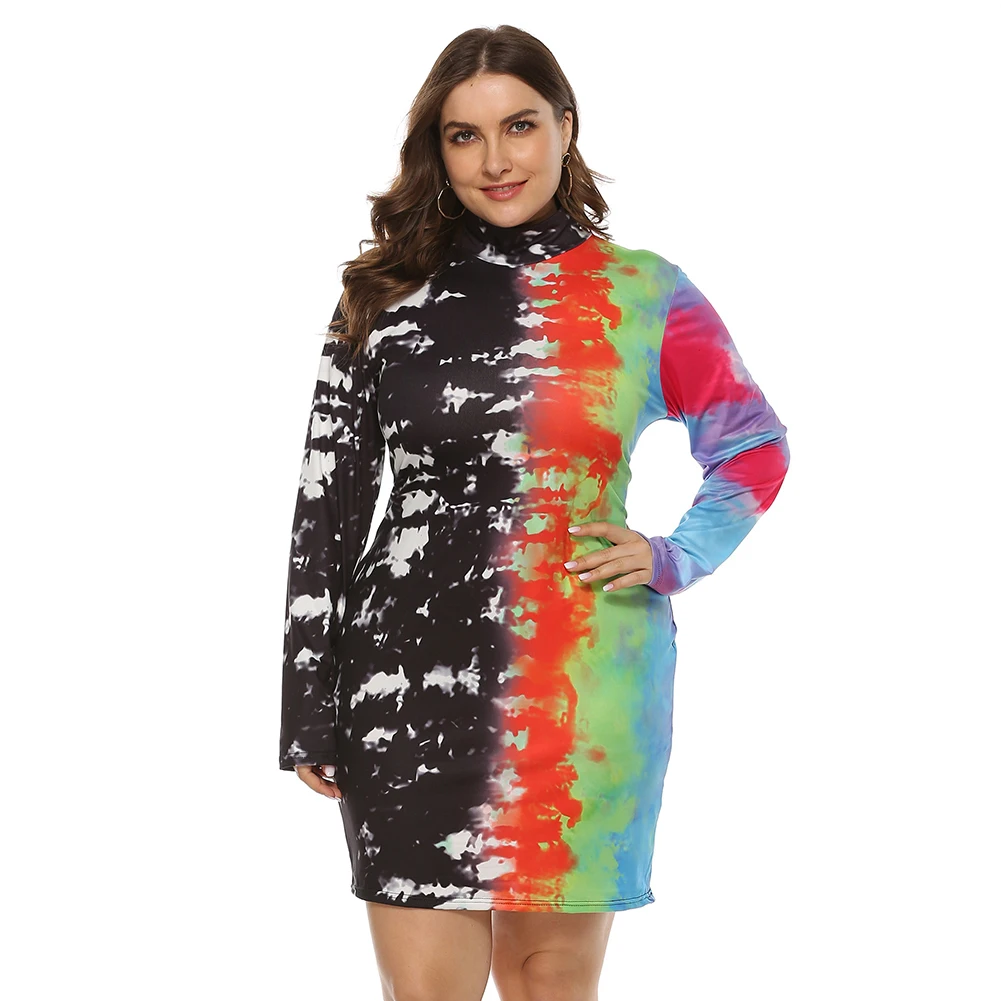 Brand New L~4XL Plus Size Women Silm Fit Half Turtleneck Long Sleeve Knee Length Colorful Dress Soft And Comfortable
Brand New L~4XL Plus Size Women Silm Fit Half Turtleneck Long Sleeve Knee Length Colorful Dress Soft And Comfortable