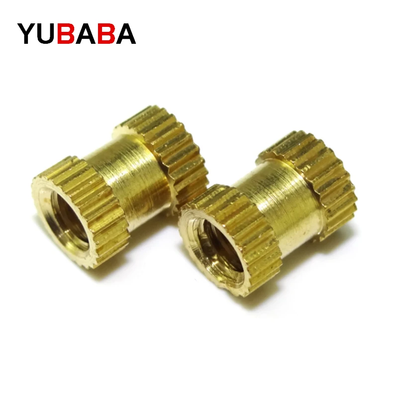 100pcs/lot M2 M2.5 M3 Copper Inserts Brass Double Pass Knurl Nut Embedded Fastener Spacing Nuts C0085
100pcs/lot M2 M2.5 M3 Copper Inserts Brass Double Pass Knurl Nut Embedded Fastener Spacing Nuts C0085