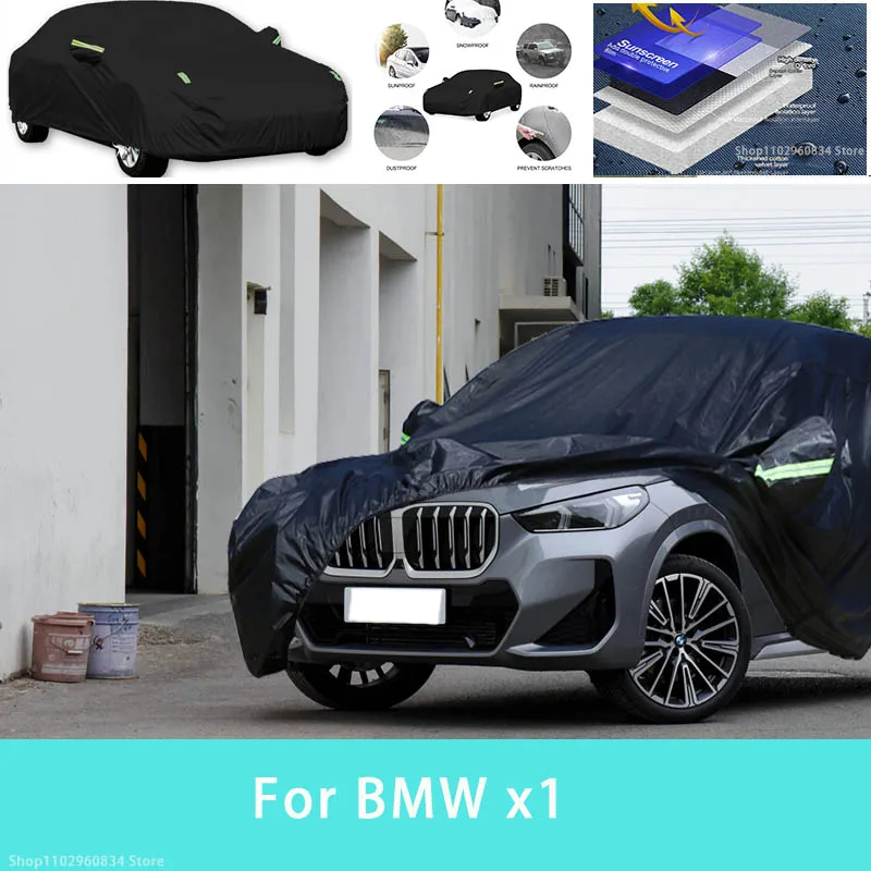 For BMW x1 Outdoor Protection Full Car Covers Snow Cover Sunshade Waterproof Dustproof Exterior Car accessories
For BMW x1 Outdoor Protection Full Car Covers Snow Cover Sunshade Waterproof Dustproof Exterior Car accessories