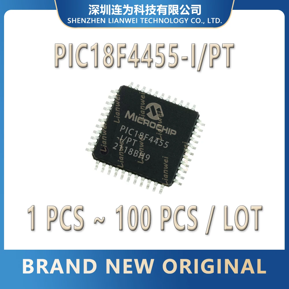 PIC18F4455-I/PT PIC18F4455-I PIC18F4455 PIC18F PIC18 PIC IC MCU Chip TQFP-44
PIC18F4455-I/PT PIC18F4455-I PIC18F4455 PIC18F PIC18 PIC IC MCU Chip TQFP-44