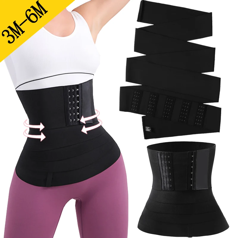 

Snatch Me Up Bandage Wrap Waist Trainer Shaperwear Belt Women Slimming Tummy Belt Corset Top Stretch Bands Cincher Body Shaper