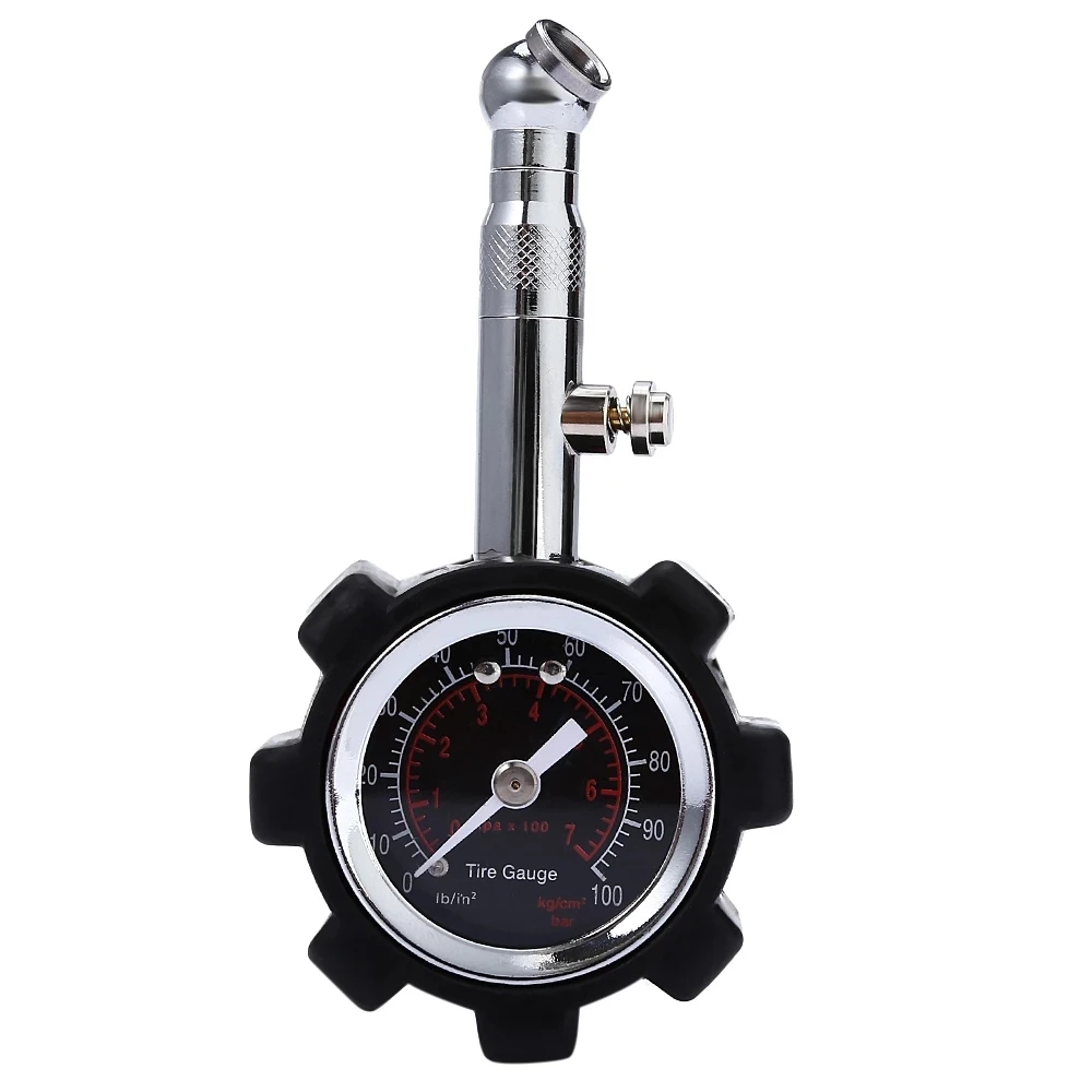 Tire Pressure Gauge Black 100 Psi for Accurate Car Air Tyre Gauge for Car Truck and Motorcycle
Tire Pressure Gauge Black 100 Psi for Accurate Car Air Tyre Gauge for Car Truck and Motorcycle