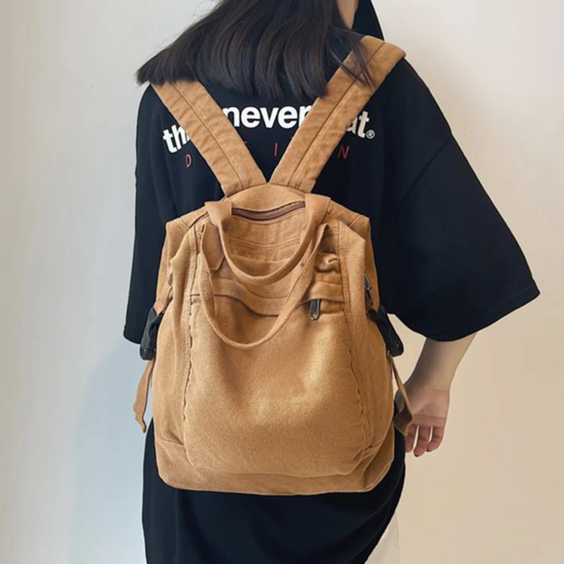 Women Backpack Canvas Girl Fabric School Bag Canvas College Student Vintage Female Laptop Bag Travel Kawaii Ladies Backpack
Women Backpack Canvas Girl Fabric School Bag Canvas College Student Vintage Female Laptop Bag Travel Kawaii Ladies Backpack