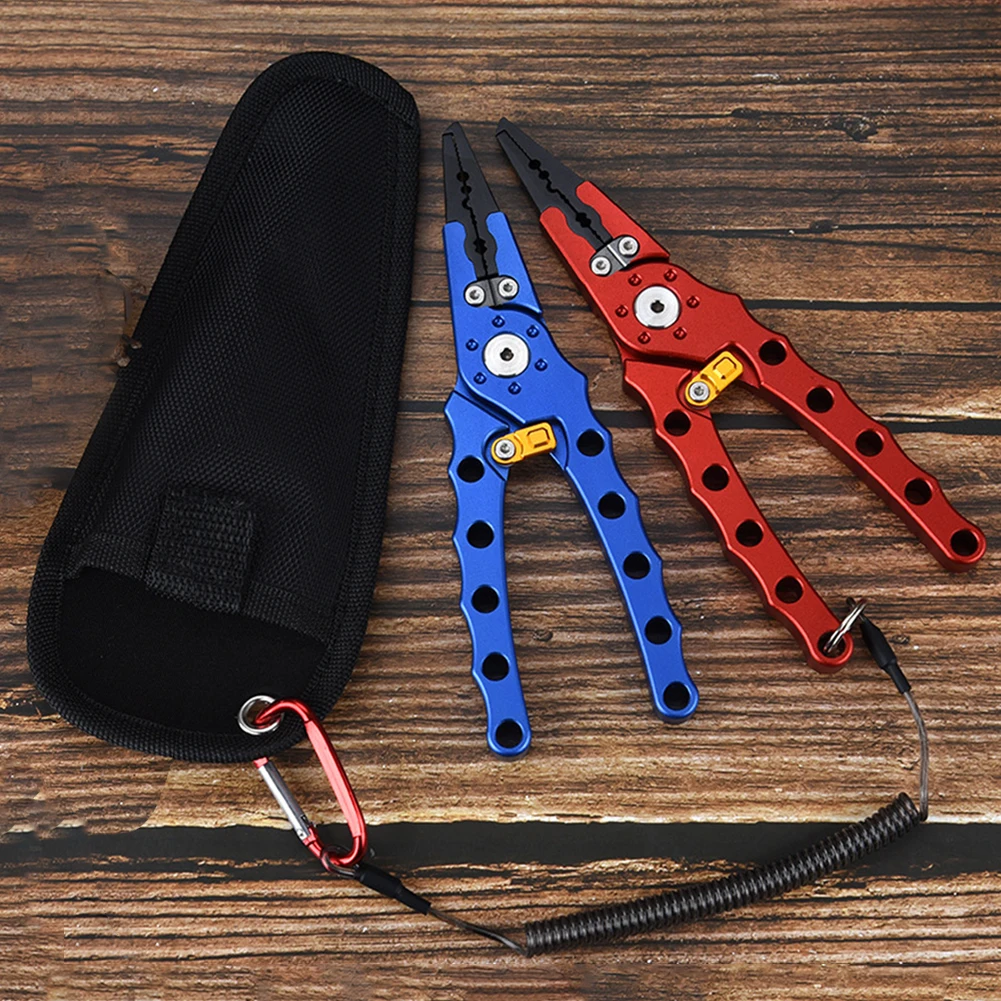 Metal Fishing Pliers with Lanyard Storage Bag Muti-Function Fishing Gear Hook Remover Braid Line Cutter Fish Plier
Metal Fishing Pliers with Lanyard Storage Bag Muti-Function Fishing Gear Hook Remover Braid Line Cutter Fish Plier
