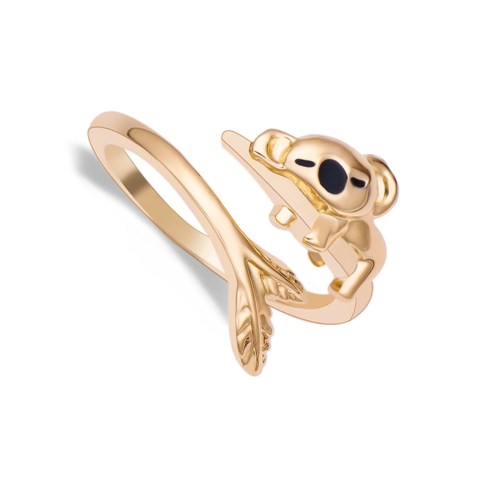 Cute Koala Animal Ring Simple Fashion Jewelry Accessories Lovely Koala Ring for Women Valentine's Day Wedding Gift Size 7-9
Cute Koala Animal Ring Simple Fashion Jewelry Accessories Lovely Koala Ring for Women Valentine's Day Wedding Gift Size 7-9