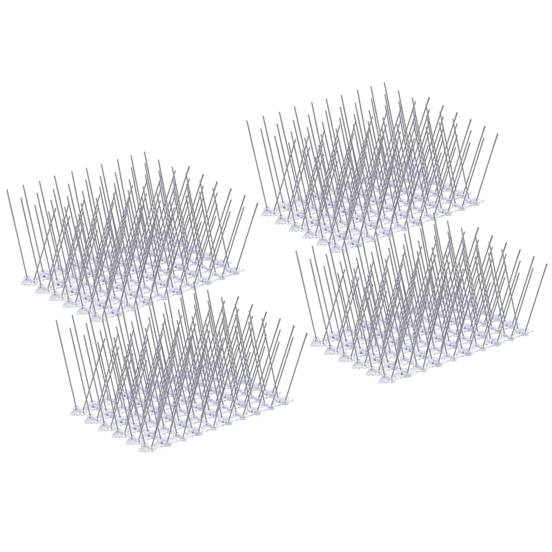 20 Pcs/Box Bird Spikes, Stainless Steel Bird Deterrent Spikes Cover For Fence Railing Walls Roof Yard
20 Pcs/Box Bird Spikes, Stainless Steel Bird Deterrent Spikes Cover For Fence Railing Walls Roof Yard