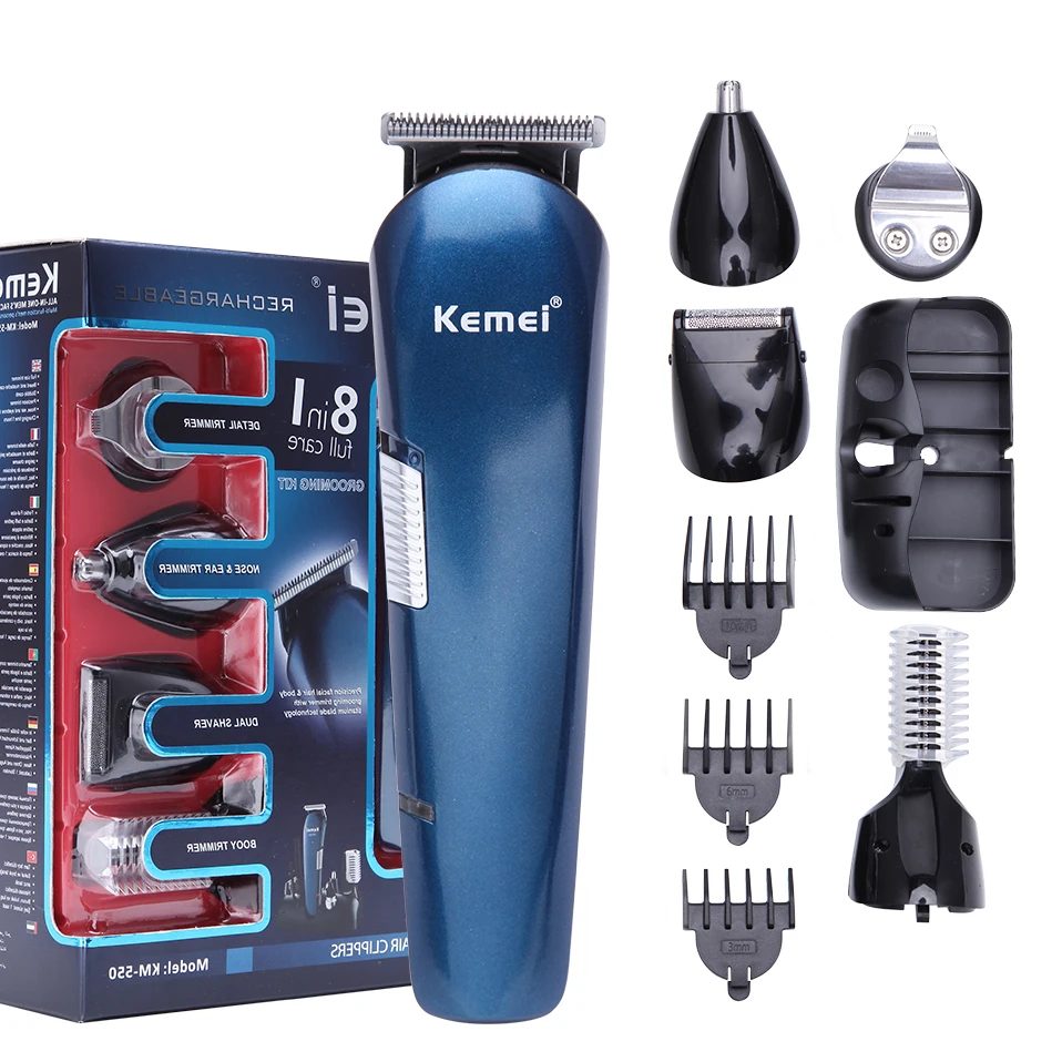 8 In 1 Rechargeable Men's Hair Shaver Beard Sideburns Cutting Trimming Machine 3 Gear Hair Cutter For Home Use USB Charging
8 In 1 Rechargeable Men's Hair Shaver Beard Sideburns Cutting Trimming Machine 3 Gear Hair Cutter For Home Use USB Charging