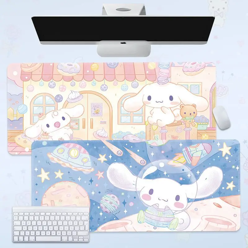 Коврик для мыши Sanrio Cinnamoroll, утолщенный мультяшный женский коврик для клавиатуры, для общежития
Коврик для мыши Sanrio Cinnamoroll, утолщенный мультяшный женский коврик для клавиатуры, для общежития