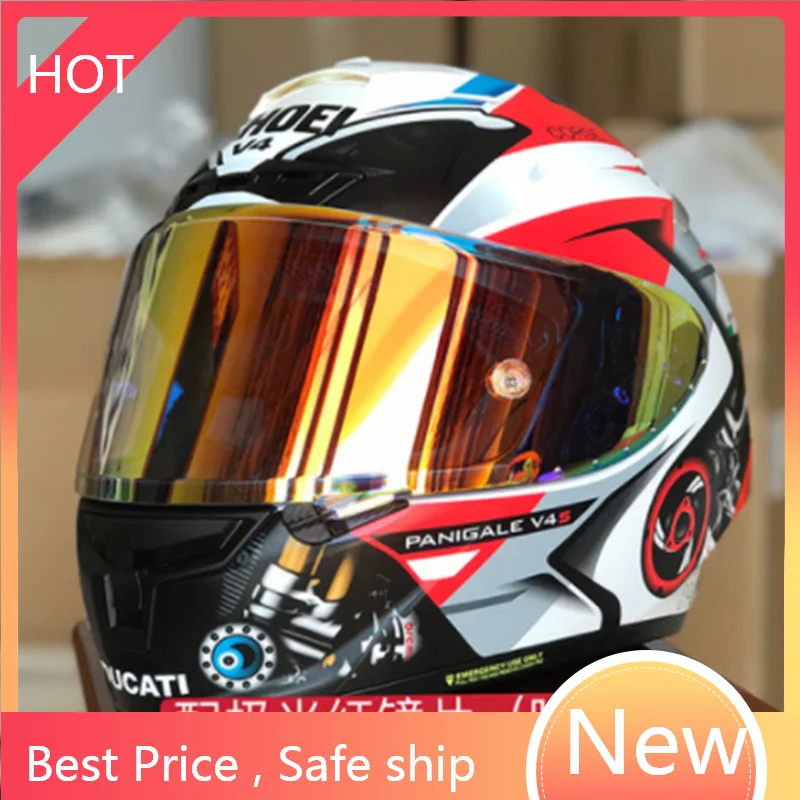 SHOEI X14 Helmet X-Fourteen R1 60th Anniversary Edition White Red Helmet Full Face Racing Motorcycle Helmet Casco De Motocicle
SHOEI X14 Helmet X-Fourteen R1 60th Anniversary Edition White Red Helmet Full Face Racing Motorcycle Helmet Casco De Motocicle