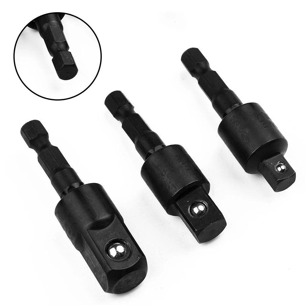 1/4" 3/8" 1/2" 360°Rotatable Electric Power Drill Sockets Adapter Set For Impact Driver With Hex Shank Power Tool Parts
1/4" 3/8" 1/2" 360°Rotatable Electric Power Drill Sockets Adapter Set For Impact Driver With Hex Shank Power Tool Parts